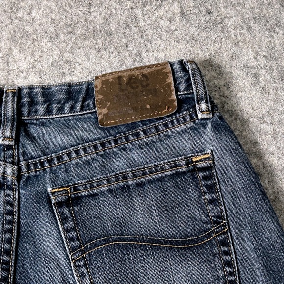 VTG Lee Relaxed Fit Straight Leg Jeans Women's Sizr 18 R Denim Casual Y2K 90's - Picture 6 of 11